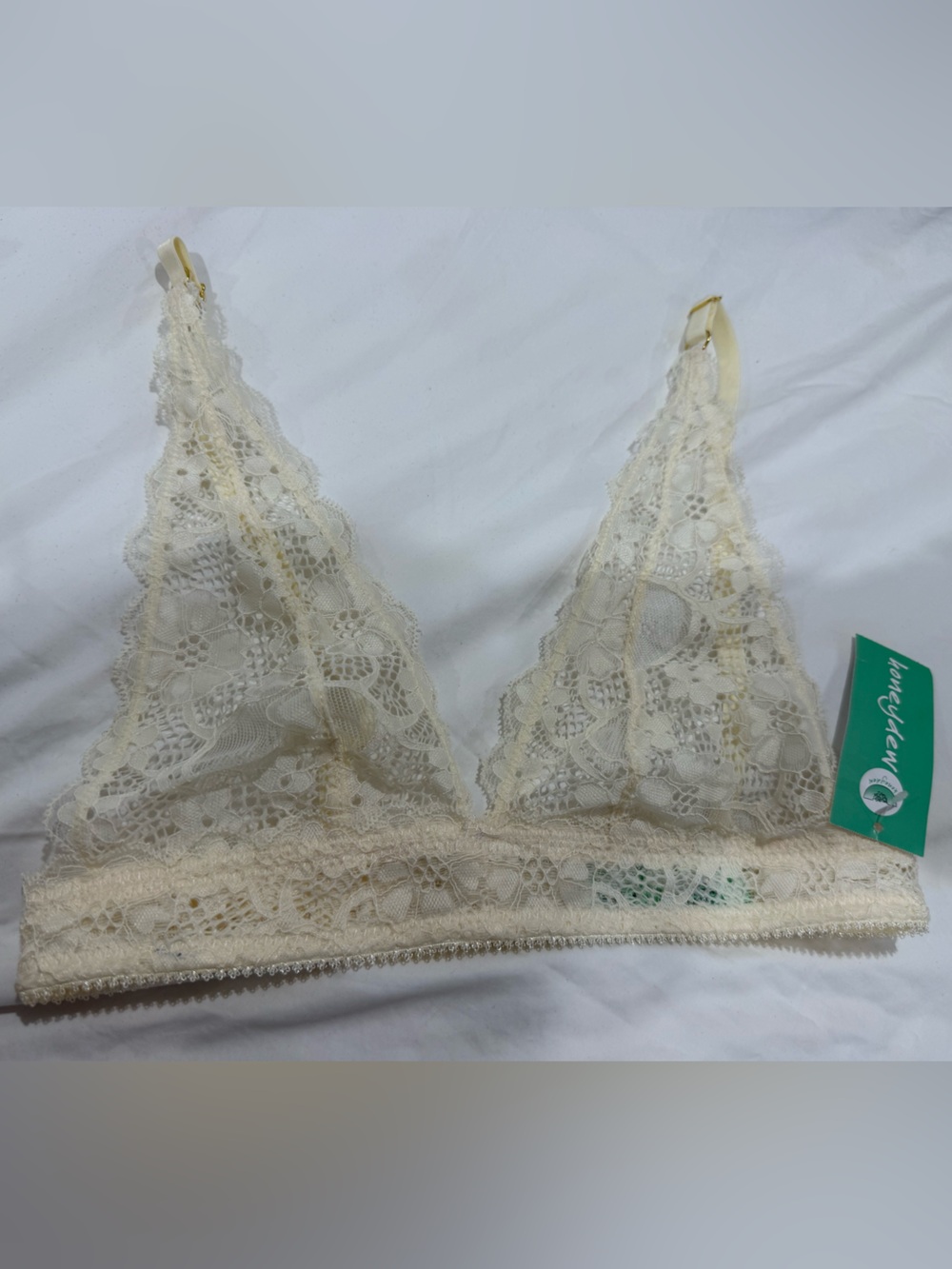 Honeydew Intimates Lace Bralette in Cream